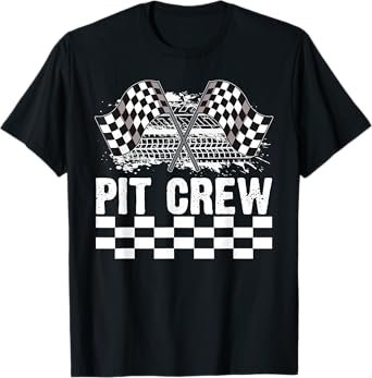 Pit Crew Costume For Racing Car Parties T-Shirt