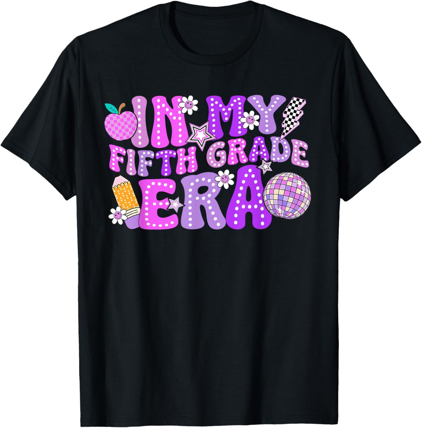 In My 5th Fifth Grade Era Cute Teacher Kid Back To School T-shirt by TeeBrew