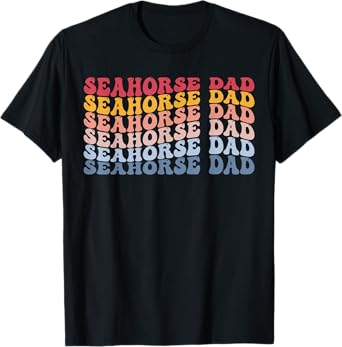 Seahorse Dad Seahorse Lover T-Shirt