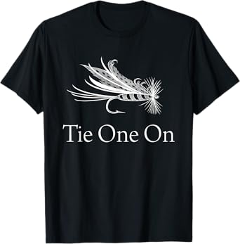Tie One On Fly Fishing Shirts - Fishing Gear Shirt Men Women