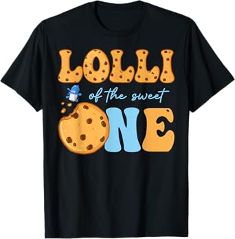Lolli Of The Sweet One Cookies And Milk Birthday Party T-Shirt