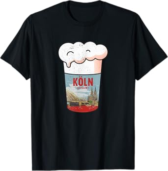 Köln Germany Ming Kölle Cologne Skyline T-Shirt