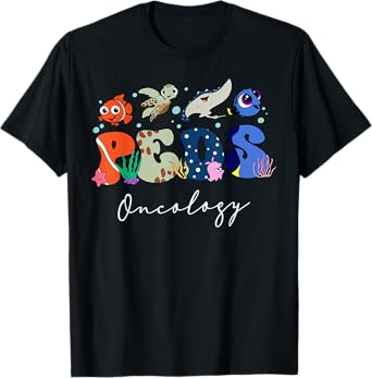Cute Ocean Sea Summer Pediatric Oncology Nurse PEDS Hem_Onc T-Shirt
