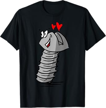 Funny Valentine's Day Couple Matching I Tornillo y Tuerca T-Shirt