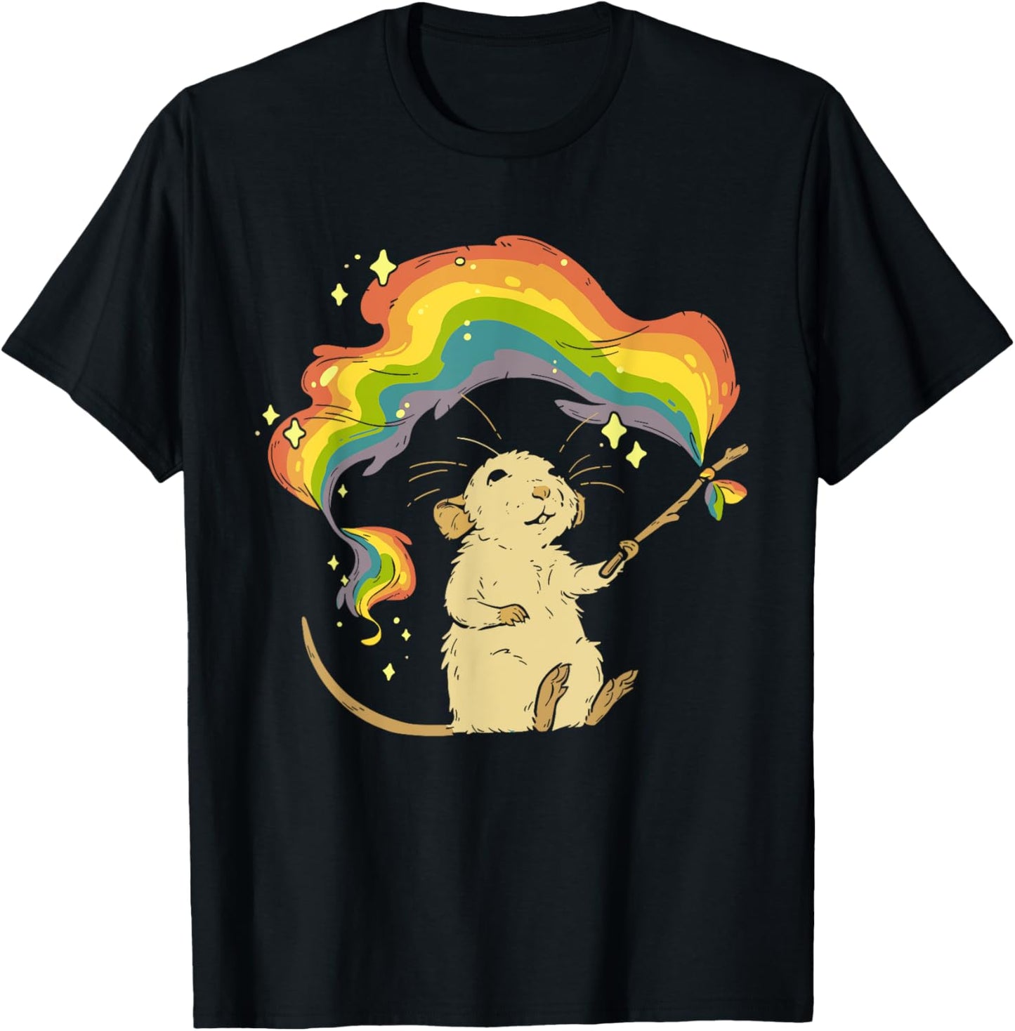 Cute Pride Rat LGBTQ Rat Meme Pride Month Rat Gay Lesbian T-Shirt