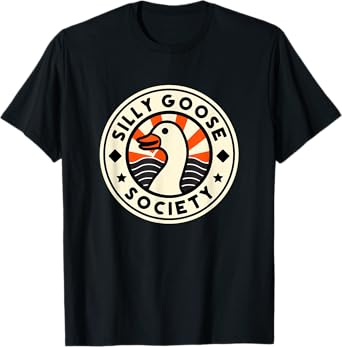 Silly Goose Society Funny Vintage Goose T-Shirt
