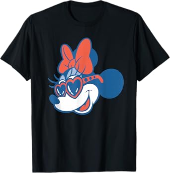 Disney Summer Road Trip Vacation Minnie Mouse Big Face T-Shirt