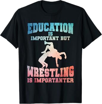 Cool Wrestling Design For Men Women Wrestle Outfit Wrestling T-Shirt