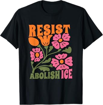 Abolish ICE Subtle Protest Resist Support Immigrants Refugee T-Shirt