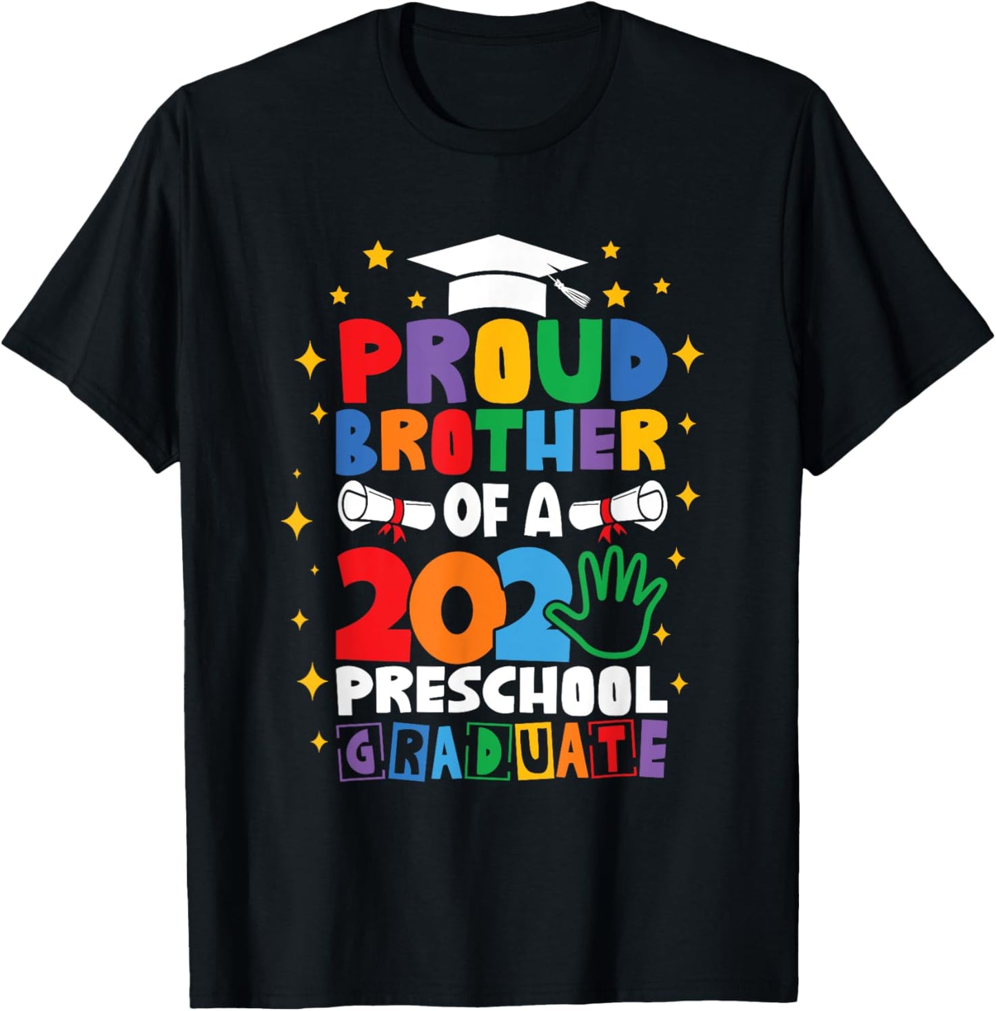 Proud Brother Class of 2025 Preschool Graduate Graduation T-Shirt