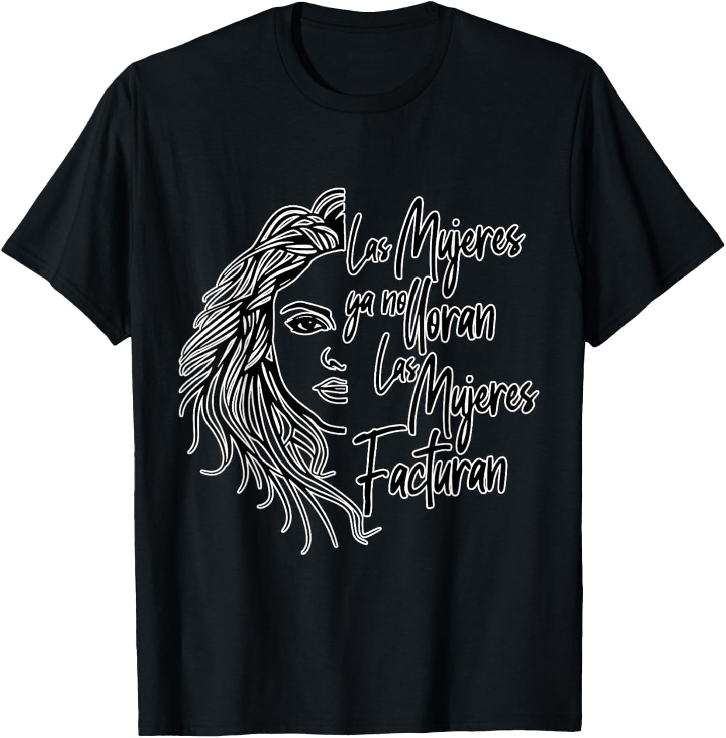 Retro Las Mujeres Vintage Ya No Lloran Lover Design T-Shirt