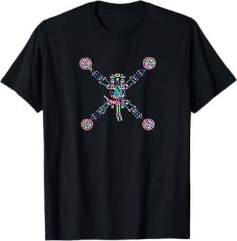 Mini Quadcopter Color XRay Drone Shirt T-Shirt