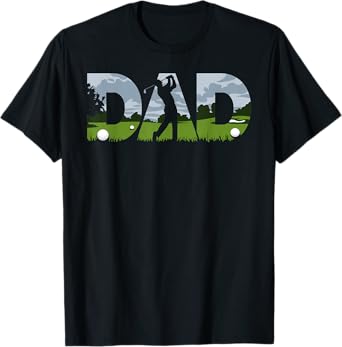 Fathers Day Golfer Mens Golf Dad T-Shirt