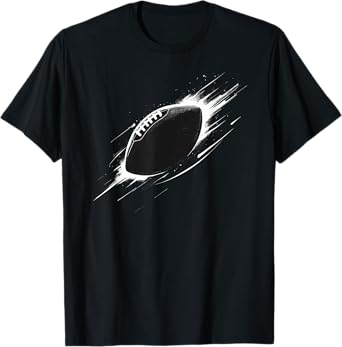 American Football Minimal Football Graphic T-Shirt