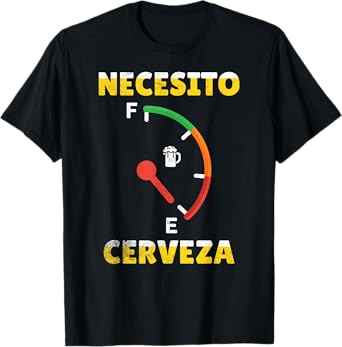 I Need Beer Necesito Cerveza In Spanish Funny Cinco De Mayo T-Shirt