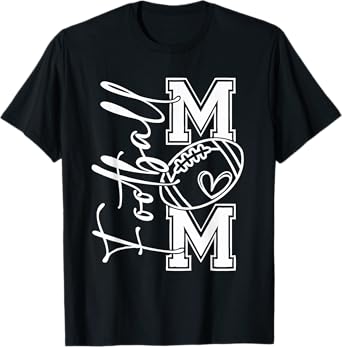 Football Mom Football Mom Football Mom Football Football Mom T-Shirt