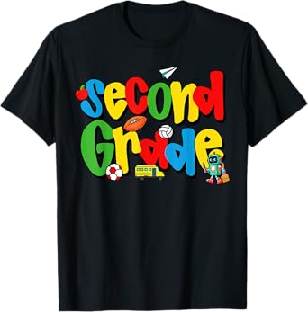 Second Grade Back To School 2nd Grade For Boys Kids T-Shirt