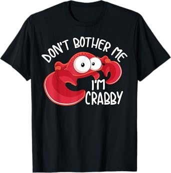 Funny Crab Costume For Men Women Crab Eating Fan Crab Lover T-Shirt