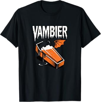 Halloween Vambier Outfit Beer Replacement Costume T-Shirt