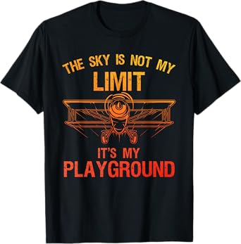 Funny Pilot Design for Men Women Aviation Airplane Pilot T-Shirt