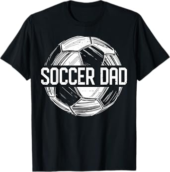 Soccer Dad Family Matching Team Player Gift Sport Lover Papa T-Shirt