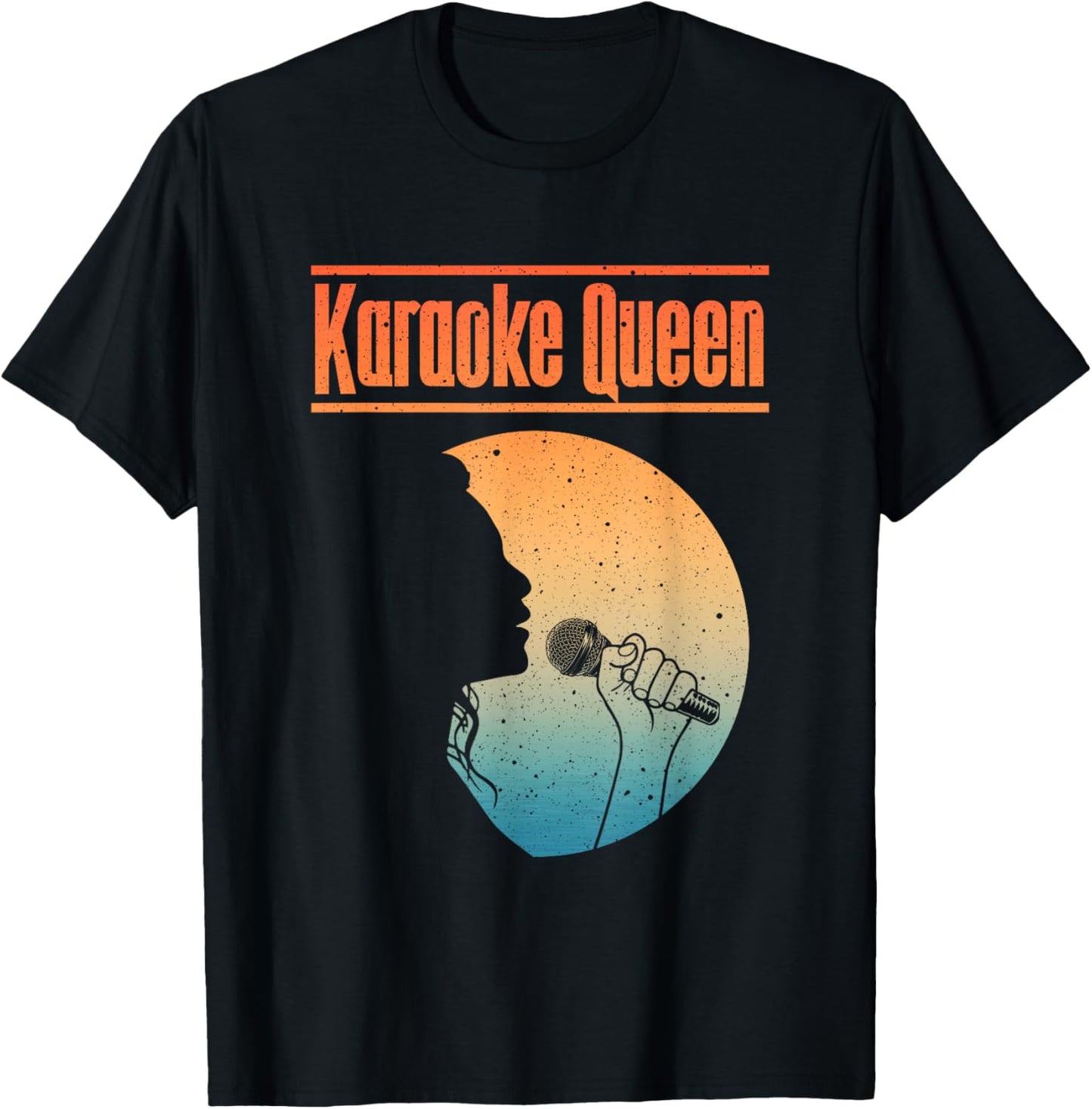 Funny Karaoke Design For Women Girls Karaoke Lover Karaoke T-Shirt