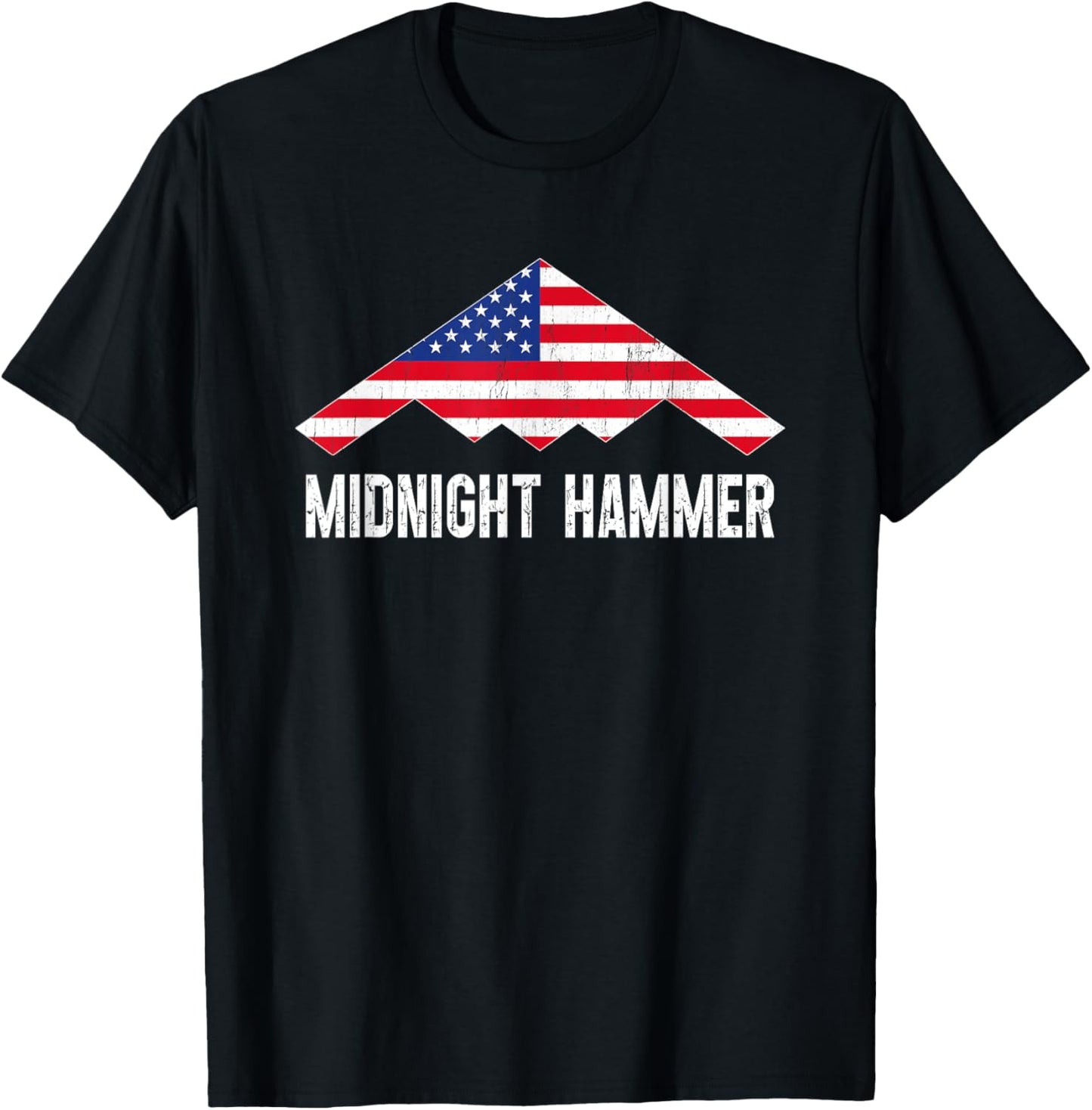 Operation Midnight Hammer - USA Flag Midnight Hammer T-Shirt