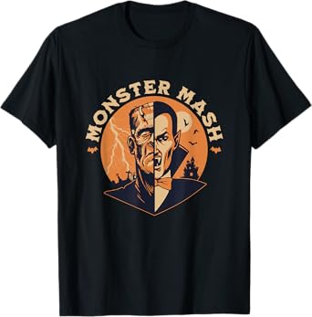 Monster Mash Frankenstein Dracula Halloween T-Shirt