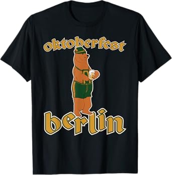 Oktoberfest Berlin Germany Octoberfest Bear with A Beer T-Shirt
