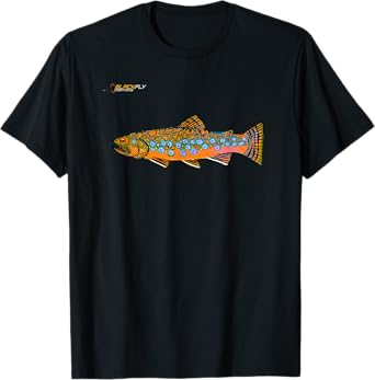 Brook Trout Fishing Shirts & Gear by Black Fly T-Shirt