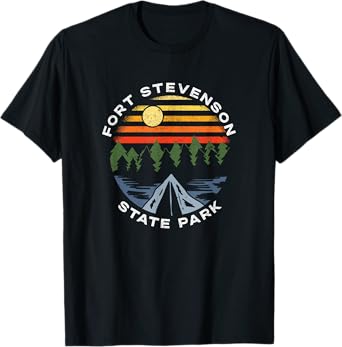 Fort Stevenson State Park North Dakota Camping Vacation T-Shirt