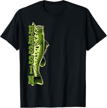 Largemouth Bass Bassin T-Shirt for Fishermen T-Shirt