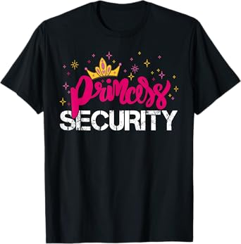Princess Security Funny Graphic Halloween T-Shirt