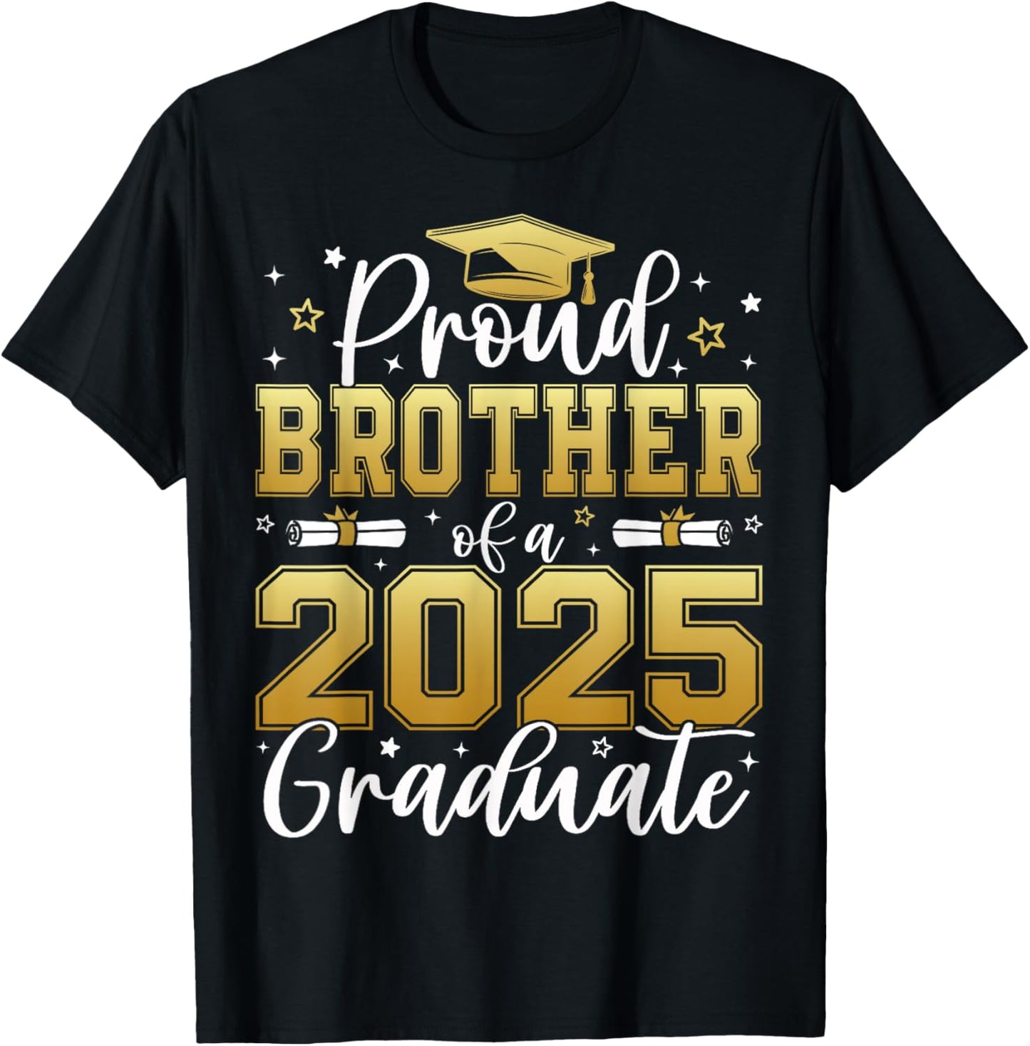 Proud Brother of A 2025 Graduate Class of 2025 Graduation T-Shirt