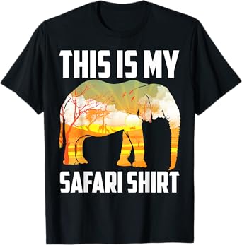 Cool Safari Costume For Men Women Kids Adult African Safari T-Shirt