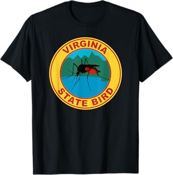 Funny Virginia Mosquito State Bird T-Shirt