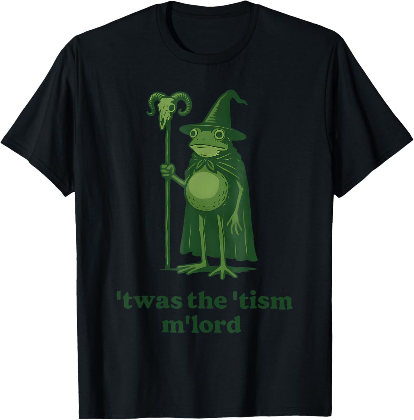 Wizard Meme T'was the 'Tism M'Lord Frog Autism Awareness T-Shirt