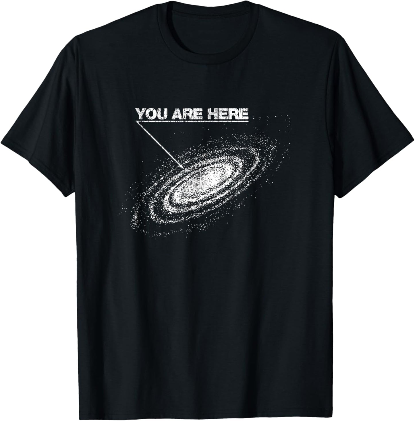 You Are Here - Vintage Galaxy T-Shirt