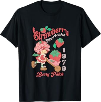 Strawberry Shortcake Vintage 1979 Berry Patch Kawaii Cartoon T-Shirt