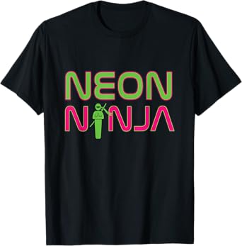 Neon Ninja I Electronic Raver Music DJ Festival Rave T-Shirt
