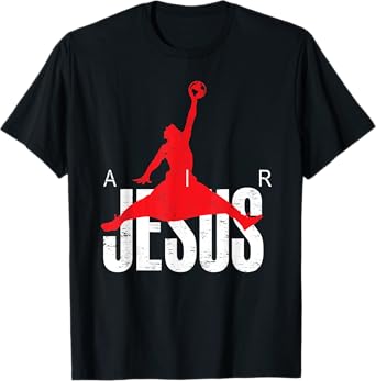 Vintage Air Jesus Sport Christian Religious Bible Verse T-Shirt