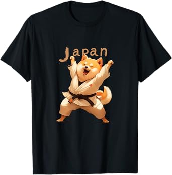 Japanese Judo Shiba Inu - Japan Souvenir T-Shirt