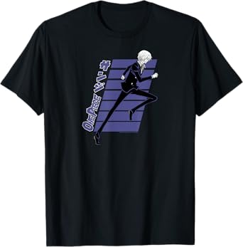 One Piece Anime Purple Streak Black Leg Sanji T-Shirt
