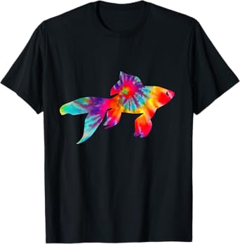 Goldfisch Tie Dye Vintage Pet Fish Aquarium T-Shirt