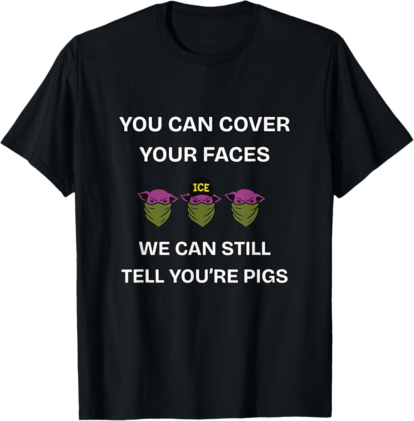 Protest Anti-ICE Design Anti-Authoritarian T-Shirt