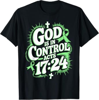 God Is In Control Survivor Non-Hodgkin Lymphoma Awareness T-Shirt