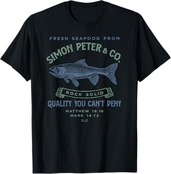 Simon Peter Seafood Funny Christian T-Shirt