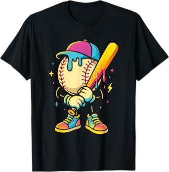 Baseball Lifestyle 101 Apparel Youth Baseball Drip Icecream T-Shirt