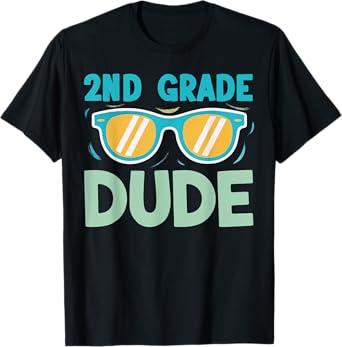 2nd Grade Dude Boys Kids Back To School Team Second Grade T-Shirt