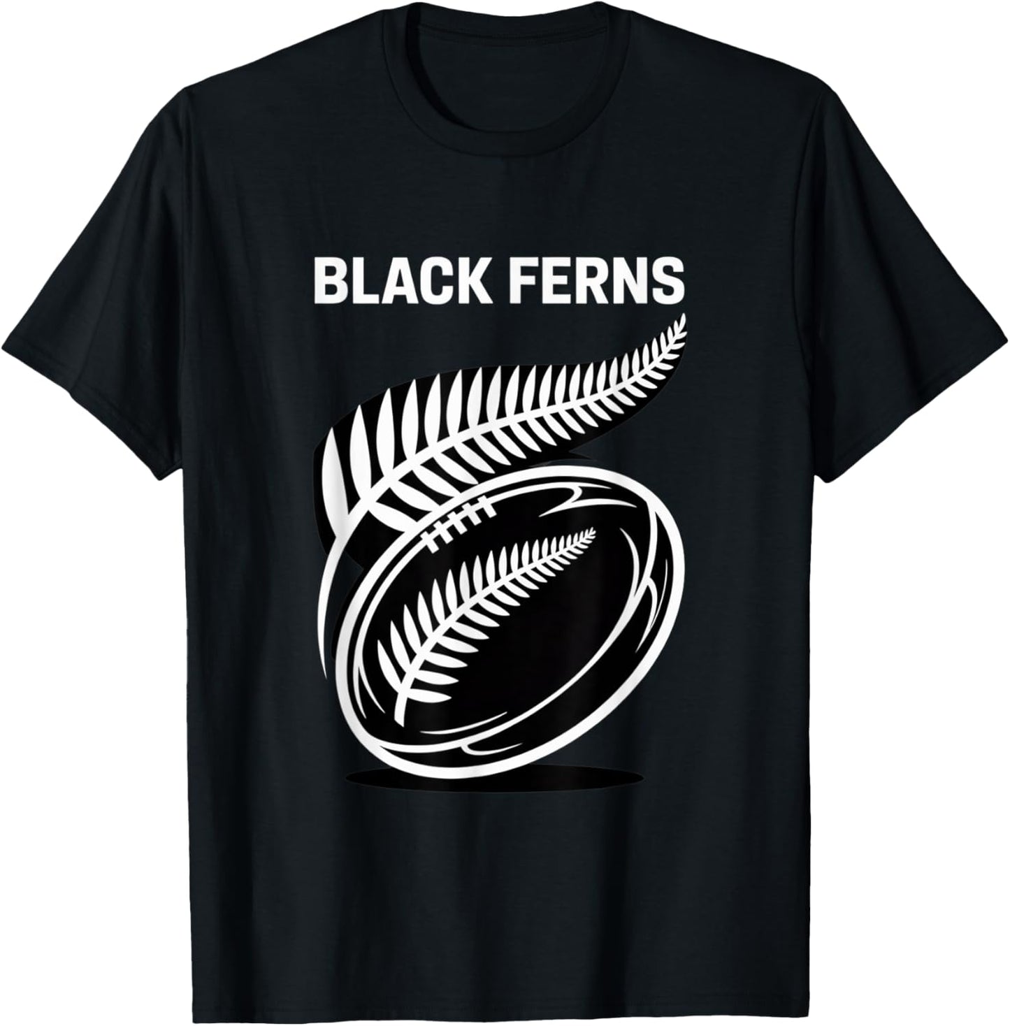 New Zealand Rugby womens rugby Black Ferns men T-Shirt